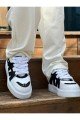 CH2407 Star - X Erkek Günlük Bağcıklı Cilt Spor Sneaker Ayakkabı CBT - Beyaz/Siyah Erkek Ayakkabı CH2407 Star - X Erkek Günlük Bağcıklı Cilt Spor Sneaker Ayakkabı CBT - Beyaz/Siyah – Chekich Erkek Ayakkabı