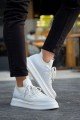 CH2408 Fusion Erkek Günlük Bağcıklı Triko Spor Sneaker Ayakkabı TBT - Beyaz – Chekich Erkek Ayakkabı