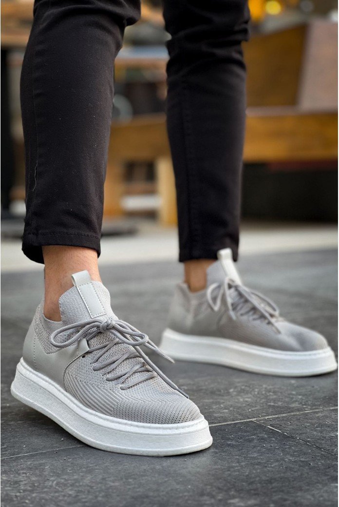 CH2408 Fusion Erkek Günlük Bağcıklı Triko Spor Sneaker Ayakkabı TBT - Gri CH2408 Fusion Erkek Günlük Bağcıklı Triko Spor Sneaker Ayakkabı TBT - Gri