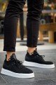 CH2408 Fusion Erkek Günlük Bağcıklı Triko Spor Sneaker Ayakkabı TBT - Siyah – Chekich Erkek Ayakkabı