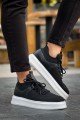 CH2408 Fusion Erkek Günlük Bağcıklı Triko Spor Sneaker Ayakkabı TBT - Siyah – Chekich Erkek Ayakkabı