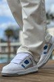 CH2410 Avax Erkek Günlük Bağcıklı Cilt Spor Sneaker Ayakkabı CBT - Beyaz/Mavi Erkek Ayakkabı CH2410 Avax Erkek Günlük Bağcıklı Cilt Spor Sneaker Ayakkabı CBT - Beyaz/Mavi – Chekich Erkek Ayakkabı