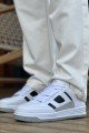 CH2410 Avax Erkek Günlük Bağcıklı Cilt Spor Sneaker Ayakkabı CBT - Beyaz/Siyah Erkek Ayakkabı CH2410 Avax Erkek Günlük Bağcıklı Cilt Spor Sneaker Ayakkabı CBT - Beyaz/Siyah – Chekich Erkek Ayakkabı