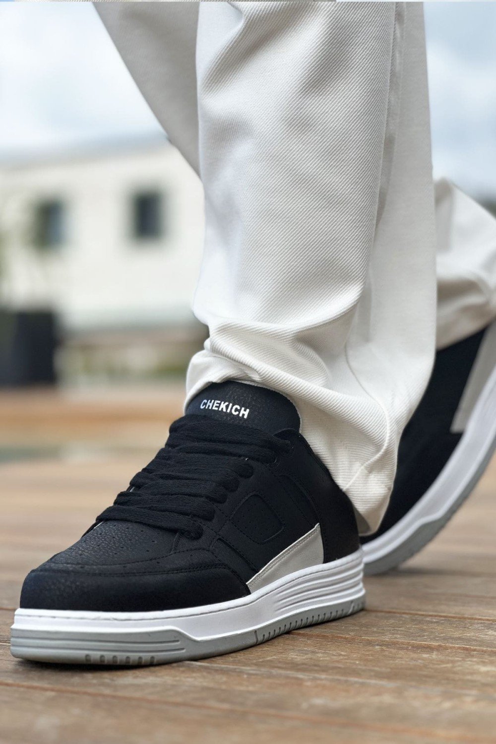 CH2410 Avax Erkek Günlük Bağcıklı Cilt Spor Sneaker Ayakkabı CBT - Siyah Erkek Ayakkabı CH2410 Avax Erkek Günlük Bağcıklı Cilt Spor Sneaker Ayakkabı CBT - Siyah – Chekich Erkek Ayakkabı