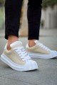 CH2411 Artenay Erkek Günlük Bağcıklı Cilt Spor Sneaker Ayakkabı CBT - Bej Erkek Ayakkabı CH2411 Artenay Erkek Günlük Bağcıklı Cilt Spor Sneaker Ayakkabı CBT - Bej – Chekich Erkek Ayakkabı