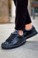 CH2411 Artenay Erkek Günlük Bağcıklı Cilt Spor Sneaker Ayakkabı CST - Siyah Erkek Ayakkabı CH2411 Artenay Erkek Günlük Bağcıklı Cilt Spor Sneaker Ayakkabı CST - Siyah – Chekich Erkek Ayakkabı