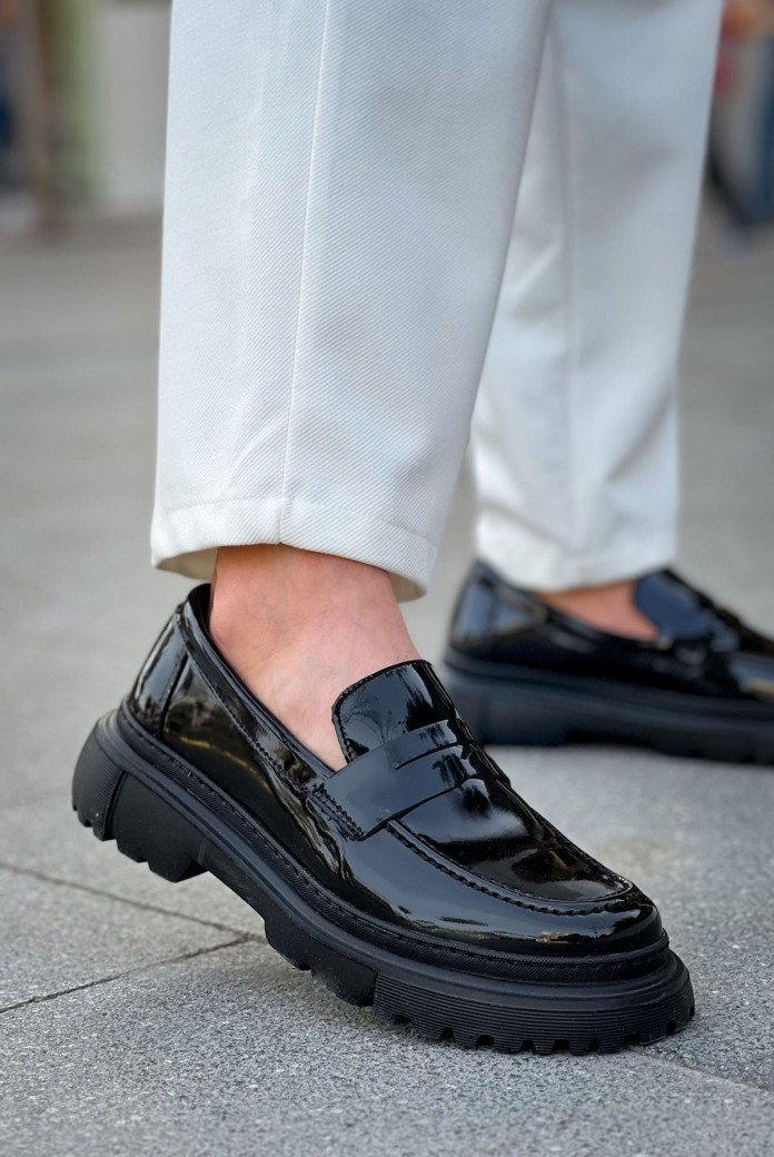 CH2417 Lavoric Erkek Günlük Bağcıksız Rugan Klasik Ayakkabı RST - Siyah CH2417 Lavoric Erkek Günlük Bağcıksız Rugan Klasik Ayakkabı RST - Siyah