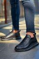 CH2419 Cools Erkek Günlük Bağcıklı Cilt Rugan Spor Sneaker Ayakkabı CRST - Siyah Erkek Ayakkabı CH2419 Cools Erkek Günlük Bağcıklı Cilt Rugan Spor Sneaker Ayakkabı CRST - Siyah – Chekich Erkek Ayakkabı