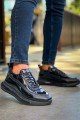 CH2419 Cools Erkek Günlük Bağcıklı Rugan Cilt Spor Sneaker Ayakkabı RCST - Siyah Erkek Ayakkabı CH2419 Cools Erkek Günlük Bağcıklı Rugan Cilt Spor Sneaker Ayakkabı RCST - Siyah – Chekich Erkek Ayakkabı