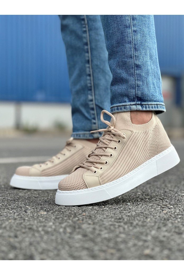 CH2423 During Erkek Günlük Bağcıklı Triko Spor Sneaker Ayakkabı TBT - Bej CH2423 During Erkek Günlük Bağcıklı Triko Spor Sneaker Ayakkabı TBT - Bej
