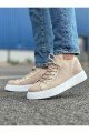 CH2423 During Erkek Günlük Bağcıklı Triko Spor Sneaker Ayakkabı TBT - Bej – Chekich Erkek Ayakkabı