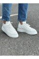CH2423 During Erkek Günlük Bağcıklı Triko Spor Sneaker Ayakkabı TBT - Beyaz – Chekich Erkek Ayakkabı