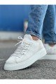 CH2423 During Erkek Günlük Bağcıklı Triko Spor Sneaker Ayakkabı TBT - Beyaz – Chekich Erkek Ayakkabı