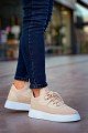 CH2425 Yezz Erkek Günlük Bağcıklı Triko Spor Sneaker Ayakkabı TBT - Bej – Chekich Erkek Ayakkabı