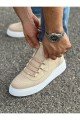 CH2425 Yezz Erkek Günlük Bağcıklı Triko Spor Sneaker Ayakkabı TBT - Bej – Chekich Erkek Ayakkabı