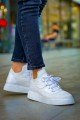 CH2425 Yezz Erkek Günlük Bağcıklı Triko Spor Sneaker Ayakkabı TBT - Beyaz – Chekich Erkek Ayakkabı