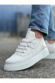 CH2425 Yezz Erkek Günlük Bağcıklı Triko Spor Sneaker Ayakkabı TBT - Beyaz – Chekich Erkek Ayakkabı