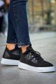 CH2425 Yezz Erkek Günlük Bağcıklı Triko Spor Sneaker Ayakkabı TBT - Siyah – Chekich Erkek Ayakkabı