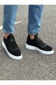 CH2425 Yezz Erkek Günlük Bağcıklı Triko Spor Sneaker Ayakkabı TBT - Siyah – Chekich Erkek Ayakkabı