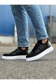 CH2425 Yezz Erkek Günlük Bağcıklı Triko Spor Sneaker Ayakkabı TBT - Siyah – Chekich Erkek Ayakkabı
