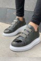 CH251 Mirror Erkek Günlük Lastikli Cilt Spor Sneaker Ayakkabı CBT - Antrasit Erkek Ayakkabı CH251 Mirror Erkek Günlük Lastikli Cilt Spor Sneaker Ayakkabı CBT - Antrasit – Chekich Erkek Ayakkabı