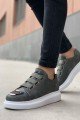 CH251 Mirror Erkek Günlük Lastikli Cilt Spor Sneaker Ayakkabı CBT - Antrasit Erkek Ayakkabı CH251 Mirror Erkek Günlük Lastikli Cilt Spor Sneaker Ayakkabı CBT - Antrasit – Chekich Erkek Ayakkabı