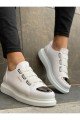 CH251 Mirror Erkek Günlük Lastikli Cilt Spor Sneaker Ayakkabı CBT - Beyaz Erkek Ayakkabı CH251 Mirror Erkek Günlük Lastikli Cilt Spor Sneaker Ayakkabı CBT - Beyaz – Chekich Erkek Ayakkabı