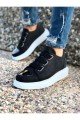 CH251 Mirror Erkek Günlük Lastikli Cilt Spor Sneaker Ayakkabı CBT - Siyah – Chekich Erkek Ayakkabı