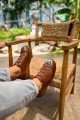 CH251 Mirror Erkek Günlük Lastikli Cilt Spor Sneaker Ayakkabı CTT - Taba – Chekich Erkek Ayakkabı