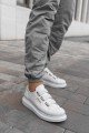 CH253 Mirror Non Erkek Günlük Lastikli Cilt Spor Sneaker Ayakkabı CBT - Beyaz – Chekich Erkek Ayakkabı