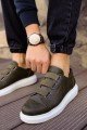 CH253 Mirror Non Erkek Günlük Lastikli Cilt Spor Sneaker Ayakkabı CBT - Haki – Chekich Erkek Ayakkabı