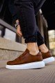 CH253 Mirror Non Erkek Günlük Lastikli Cilt Spor Sneaker Ayakkabı CBT - Taba – Chekich Erkek Ayakkabı