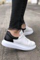 CH256 Estrella Erkek Günlük Bağcıklı Cilt Spor Sneaker Ayakkabı CBT - Beyaz/Siyah Erkek Ayakkabı CH256 Estrella Erkek Günlük Bağcıklı Cilt Spor Sneaker Ayakkabı CBT - Beyaz/Siyah – Chekich Erkek Ayakkabı