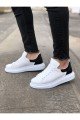 CH256 Estrella Erkek Günlük Bağcıklı Cilt Spor Sneaker Ayakkabı CBT - Beyaz/Siyah Erkek Ayakkabı CH256 Estrella Erkek Günlük Bağcıklı Cilt Spor Sneaker Ayakkabı CBT - Beyaz/Siyah – Chekich Erkek Ayakkabı