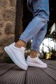 CH257 Estrellas Erkek Günlük Bağcıklı Cilt Spor Sneaker Ayakkabı CBT - Beyaz Erkek Ayakkabı CH257 Estrellas Erkek Günlük Bağcıklı Cilt Spor Sneaker Ayakkabı CBT - Beyaz – Chekich Erkek Ayakkabı
