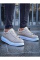 CH257 Estrellas Erkek Günlük Bağcıklı Cilt Spor Sneaker Ayakkabı CBT - Krem Erkek Ayakkabı CH257 Estrellas Erkek Günlük Bağcıklı Cilt Spor Sneaker Ayakkabı CBT - Krem – Chekich Erkek Ayakkabı