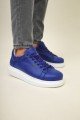 CH257 Estrellas Erkek Günlük Bağcıklı Cilt Spor Sneaker Ayakkabı CBT - Mavi Erkek Ayakkabı CH257 Estrellas Erkek Günlük Bağcıklı Cilt Spor Sneaker Ayakkabı CBT - Mavi – Chekich Erkek Ayakkabı