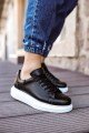 CH257 Estrellas Erkek Günlük Bağcıklı Cilt Spor Sneaker Ayakkabı CBT - Siyah Erkek Ayakkabı CH257 Estrellas Erkek Günlük Bağcıklı Cilt Spor Sneaker Ayakkabı CBT - Siyah – Chekich Erkek Ayakkabı