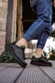 CH257 Estrellas Erkek Günlük Bağcıklı Cilt Spor Sneaker Ayakkabı CST - Siyah Erkek Ayakkabı CH257 Estrellas Erkek Günlük Bağcıklı Cilt Spor Sneaker Ayakkabı CST - Siyah – Chekich Erkek Ayakkabı