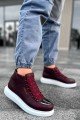 CH267 Roma Mirror Erkek Spor Günlük Bağcıklı Cilt Bot CBT - Bordo Erkek Ayakkabı CH267 Roma Mirror Erkek Spor Günlük Bağcıklı Cilt Bot CBT - Bordo – Chekich Erkek Ayakkabı
