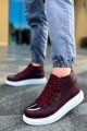 CH267 Roma Mirror Erkek Spor Günlük Bağcıklı Cilt Bot CBT - Bordo Erkek Ayakkabı CH267 Roma Mirror Erkek Spor Günlük Bağcıklı Cilt Bot CBT - Bordo – Chekich Erkek Ayakkabı