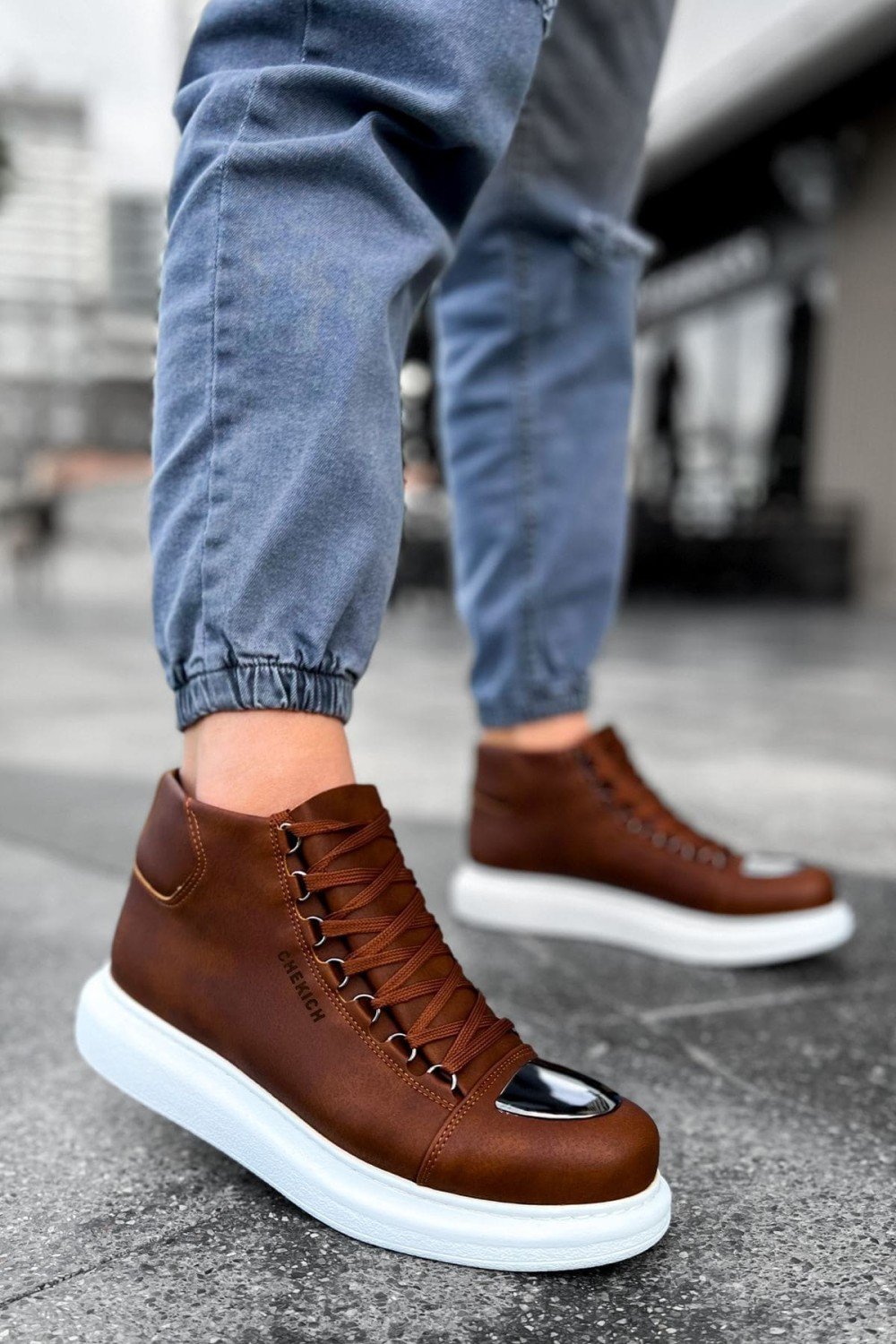 CH267 Roma Mirror Erkek Spor Günlük Bağcıklı Cilt Bot CBT - Taba Erkek Ayakkabı CH267 Roma Mirror Erkek Spor Günlük Bağcıklı Cilt Bot CBT - Taba – Chekich Erkek Ayakkabı