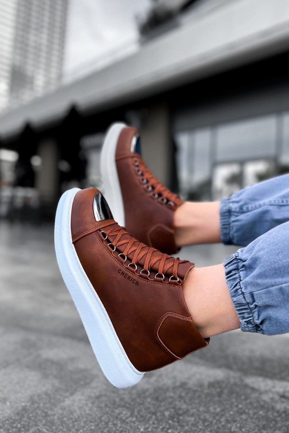 CH267 Roma Mirror Erkek Spor Günlük Bağcıklı Cilt Bot CBT - Taba Erkek Ayakkabı CH267 Roma Mirror Erkek Spor Günlük Bağcıklı Cilt Bot CBT - Taba – Chekich Erkek Ayakkabı