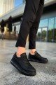 CH271 Ariaso Erkek Günlük Bağcıklı Cilt Spor Sneaker Ayakkabı CST - Siyah – Chekich Erkek Ayakkabı