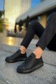 CH271 Ariaso Erkek Günlük Bağcıklı Cilt Spor Sneaker Ayakkabı CST - Siyah – Chekich Erkek Ayakkabı