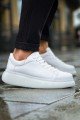 CH295 Sollıevo Erkek Günlük Bağcıklı Cilt Spor Sneaker Ayakkabı CBT - Beyaz – Chekich Erkek Ayakkabı