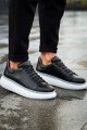 CH295 Sollıevo Erkek Günlük Bağcıklı Cilt Spor Sneaker Ayakkabı CBT - Siyah – Chekich Erkek Ayakkabı