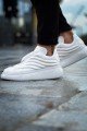 CH295 Sollıevo Erkek Günlük Bağcıklı Rugan Spor Sneaker Ayakkabı RBT - Beyaz – Chekich Erkek Ayakkabı