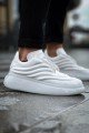 CH295 Sollıevo Erkek Günlük Bağcıklı Rugan Spor Sneaker Ayakkabı RBT - Beyaz – Chekich Erkek Ayakkabı