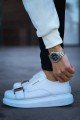 CH297 Verona Erkek Günlük Lastikli Tokalı Cilt Spor Sneaker Ayakkabı CBT - Beyaz Erkek Ayakkabı CH297 Verona Erkek Günlük Lastikli Tokalı Cilt Spor Sneaker Ayakkabı CBT - Beyaz – Chekich Erkek Ayakkabı